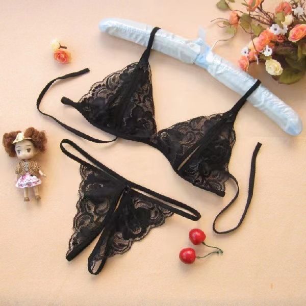 Women's%20Lace%20Underwear%20Set%20Bra%20Mesh%20Lace%20Print%20Three%20Point%20Underwear%20Set%20-%20Image%2010