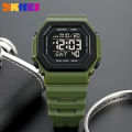SKMEI men electronic watch waterproof watch with countdown luminous fashion casual style For Men 1988. 