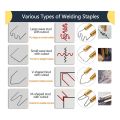 1200 Pcs Plastic Welder Staples Hot Staples Plastic Repair Kit Corner & Flat for Repair Car Bumpers Hot Stapler Staples. 