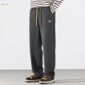 Men's Athletic Sweatpants Loose Fit Pants Joggers for Men with Pockets, Open Bottom Drawstring , Gray, S. 