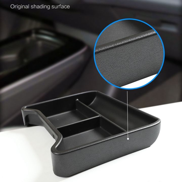 Organizer Vassoio Per Console Centrale Inferiore VW ID.4 (2021-2023) - ABS Antiscivolo, 3 Scomparti, Facile Installazione
