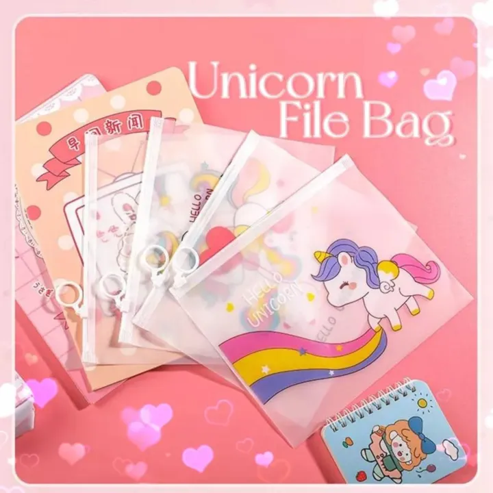 Unicorn%20Ring%20Zipper%20Waterproof%20Cute%20Pencil%20Case%20File%20-%20Image%203