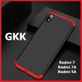 Gkk 360° Full Protection Back Cover Case For Xiaomi Redmi 7A - Camera.