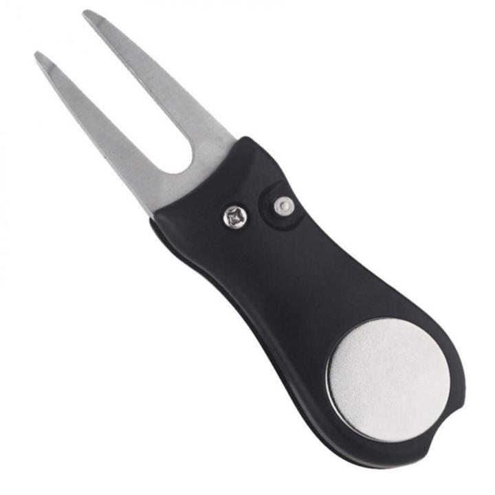 Portable Golf Ball Pitch Mark Green Divot Repair Switchblade Tool Lightweight