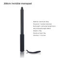 Motorcycle Bike Invisible Selfie Stick Monopod Handlebar Mount Bracket for GoPro 11 Insta360 One X2 X3 Action Camera Accessories.