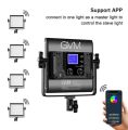 GVM 800D-RGB Video Işığı Fotoğrafçılık için Led Aydınlatma 3200K-5600K Fotoğraf Stüdyosu Kamera Photoflood Fotoğrafları PK Yongnuo Godox. 