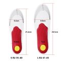 Flat Feet Arch Support Orthopedic Insole Shoe Inserts For Foot Pain Relief Heel Spur Plantar Fasciitis Over-pronation Correction.