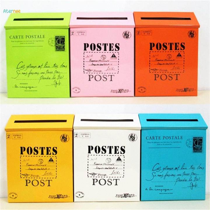 Drop%20Box%20Letter%20Box%20Opinion%20Box%20Metal%20Postbox%20Tin%20Mailbox%20Retro%20Newspaper%20Holder%20Box%20for%20Porch%20-%20Image%203