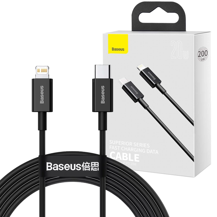 Baseus Superior Series Meter Type-C to iPhone PD 20W Fast