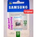 SAMSUNG MicroSDHC TM Classic10 2048 MB/s Transfer Speed 32 GB Full HD Life Time Memory Card-1 Piece.