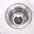 Stainless Steel Mesh Sink Strainer Kitchen Drain Food Slag Mesh Sink Filter Strainer Cleaner Bathroom Hair Catcher Stopper Plugs.