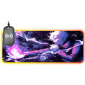 Manufacturers wholesale oversized game anime 15w wireless charging mouse pad gaming keyboard pad Amazon cross-border exclusive. 