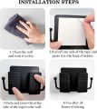 Charger Rack Shelf Phone Charging Holder Practical Home Wall Mount Mobile Multifunction Bracket Adhesive Universal Stand-Multicolor.