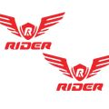 Rider logo Sticker for bike. 
