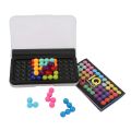Kids 120 Challenges IQ Toy 3D Puzzle Pro Cognitive Skill-Building Brain Game with Portable Case Educational Toys Gift. 