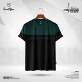 GoodMan Premium Quality Green Color Cotton Short Sleeve T Shirt for Men.. 