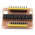 12V 8 Channel Optocoupler Isolation Board High Level Trigger Isolated Module Positive Phase Amplification Plate 50mA. 