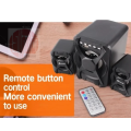 Kisonli U2500Bt Usb 2.1 Computer Bluetooth Speaker With Fm Tf Aux Remote Control 5Watt Speaker Linda. 