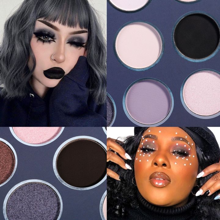 DE'LANCI%20Node%20Black%20Eyeshadow%20Palette%20Smokey%20Pigmented%20%E2%80%8BMatte%20Glitter%20for%20Eyes%20Pigment%20Make%20up%20Pallet%20Cute%20Small%20Long-Lasting%20-%20Image%204