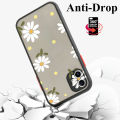 Simple Flower Phone Case For OnePlus NORD CE2 CE N10 N100 10 9 8 7 8T 7T Pro Soft Silicone Edge Hard PC Skin Matte Cover Coupe.