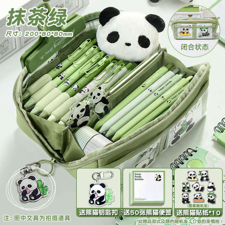 10%20layer%20Panda%20High%20Appearance%20Transparent%20Pen%20Bag%20Boys%202023%20New%20Large%20Capacity%20Stationery%20Box%20for%20Elementary%20School%20Students%20-%20Image%203