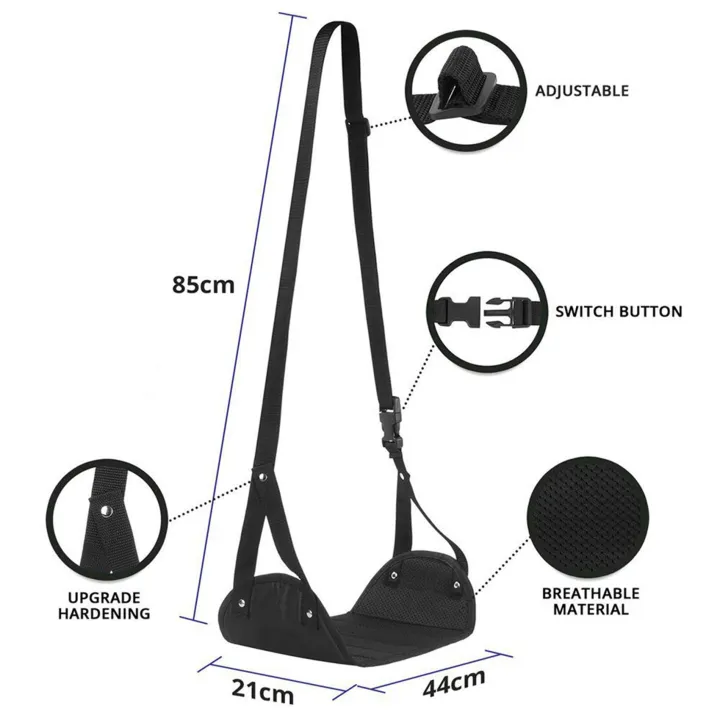 PDTYMWNG%202X%20Ergonomic%20Foot%20Rest,%20Travel%20Footrest%20Airplane%20Leg%20Rest%20Flight%20Foot%20Hammock%20Carry-on%20und%20er%20Desk%20Accessories%20-%20Image%207