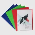 Flexible File Organizer Waterproof A4 File Folder with Pockets Prong Fasteners Tear-resistant Organizer for Documents Pp Plastic Material Ideal for A4 Size File Folder. 