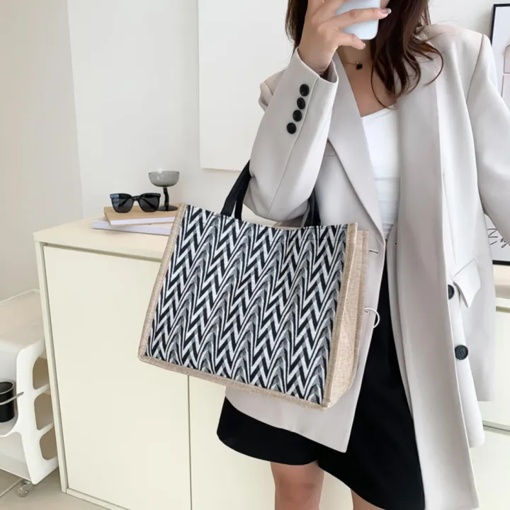 Single%20Shoulder%20Versatile%20Tote%20Bag%20New%20Two%20Thousand%20And%20Twenty-three%20Classroom%20Bag%20Handbag%20Large%20Capacity%20-%20Image%203