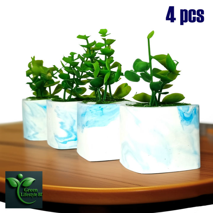 Square%20Marble%20design%20Mini%20Cement%20Pot%20with%20Artificial%20Plant%20%E2%80%93%20Stylish%20Home%20&%20Office%20Table%20D%C3%A9cor%20-%20Image%203