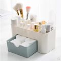 Nordic Desktop Drawer Cosmetic Storage Box Makeup Brush Organizer Box Jewelry Lipstick Mask Compartment Cosmetic Storage Case. 