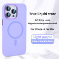 Shield Full Protection Mirror o Metallic Flexible 14 Prro Glue Magnetic Phone Case 14 Prro Max4 15 P Liquid Silicone Frame Phone Case for iPhone 1o. 