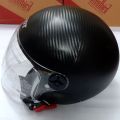 Steelbird Halfface Black Colour Helmet For 5-14 Years Children For Ridng Bike,.