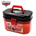【happy one】Disney Pixar Cars 2 3 Lightning Mcqueen Box Double Layers Parking Lot Toys Children Birthday Gift. 