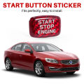 Car Engine Start Button Sticker for V40 V60 S60 S60L XC60 S80L S80. 