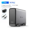 ORICO MetaBox Mini Personal Storage 3.5" Type-C Network Attached Storage Automatic Backup Remote Access Diskless NAS. 