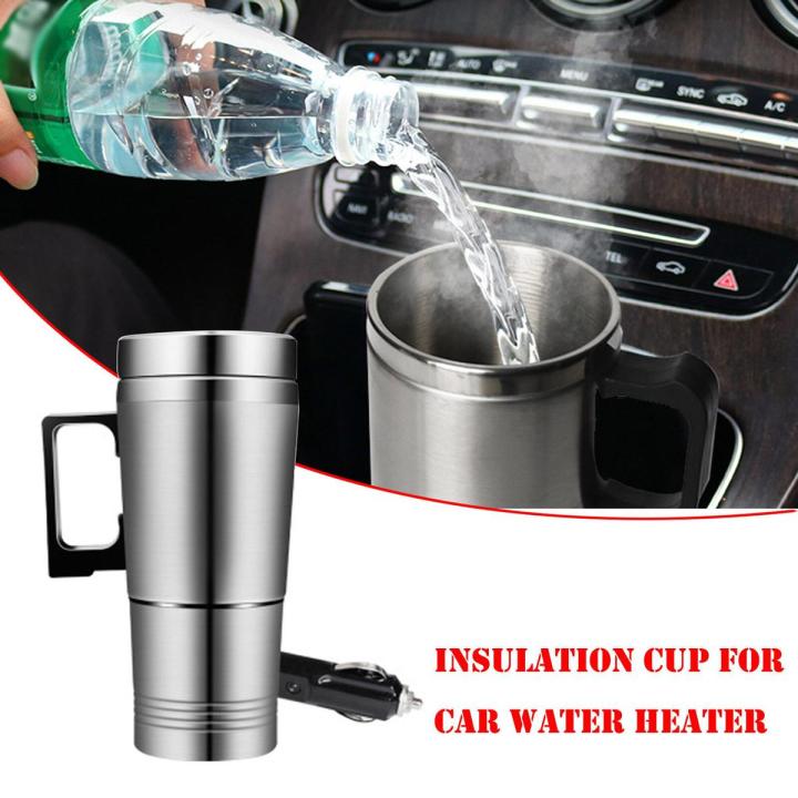 1 Boiling Mug Adjustable Temperature Car Heating Cup 12V Water Heater 300ML Portable Vehicle Electric Kettle For Coffee Tea Milk