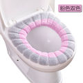 Winter thickened toilet pad round toilet cover plush universal winter warm universal toilet cover toilet pad. 