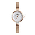 SKMEI 1390 RoseGold Stainless Steel Analog Watch For Women - White & RoseGold.