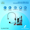 Ahuja HBM-60CC Headband Microphone - Crisp Audio and Easy Maintenance. 