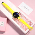 Yellow Cartoon - Children's Classic Digital Round Watch.