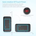 2.4Ghz Universal Mini Backlight Touchpad Keyboard Wireless Air Mouse Controller Rechargeable Auto-Rotation of Touch Panel Handheld Remote Control for Android TV Box Projector.