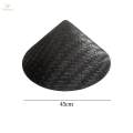 Bamboo Braided Hat Handmade Wide Brim Conical Hat Sunhat Art Crafts Rice Hat. 