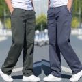 Men's Clothes Spring Summer Cargo Pants Cotton New Overalls Large Size Relaxed Fit Jogger Gym Korean Work Wear Baggy Trousers.