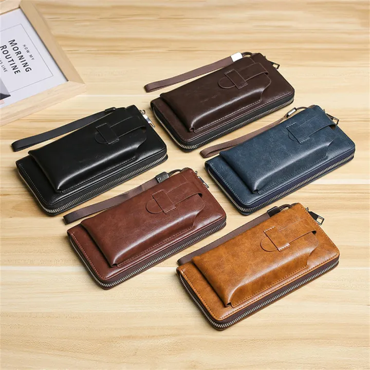 Leather%20Wallets%20for%20Men%20Vintage%20Long%20Wallet%20Zipper%20Male%20Money%20Purse%20Business%20Phone%20Pocket%20Card%20Holder%20-%20Image%202