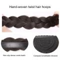 Wig Bangs Cushioned Cranial Vault Fluffy Covering Hair Slits Natural Invisible Light Braided Headband Bangs Wig Dating Supply.