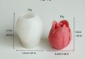 Premium 3D Tulip Flower Silicone Mold – DIY Candle & Soap Making Kit for Home Decor. 