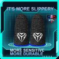 Ultra-thin DAMILE 2PCS For PUBG Mobile Games Gaming Finger Sleeve Breathable Fingertips Sweatproof Anti-slip Fingertip Cover For Mobile Game YKX-28. 