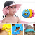 1 pcs Adjustable Baby Shower Cap Newborn Hair Washing Cap Kids Hearing Protection Children Safe Shampoo Shield Bathing Head Cover. 