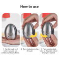 Kitchen Supplies Stainless Steel Egg Clock Kitchen Timer Alarm Count Up Down Clock 60 Minute Countdown Cooking Timer. 