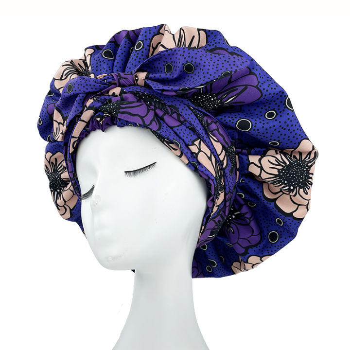 Alien%20Large%20Size%20African%20Print%20Satin%20Bonnet%20with%20Long%20Ribbon%20Wrap%20Double%20Layer%20Headwrap%20Ankara%20Pattern%20Women%20Hair%20Cover%20Hair%20Wrap%20Cap%20-%20Image%204